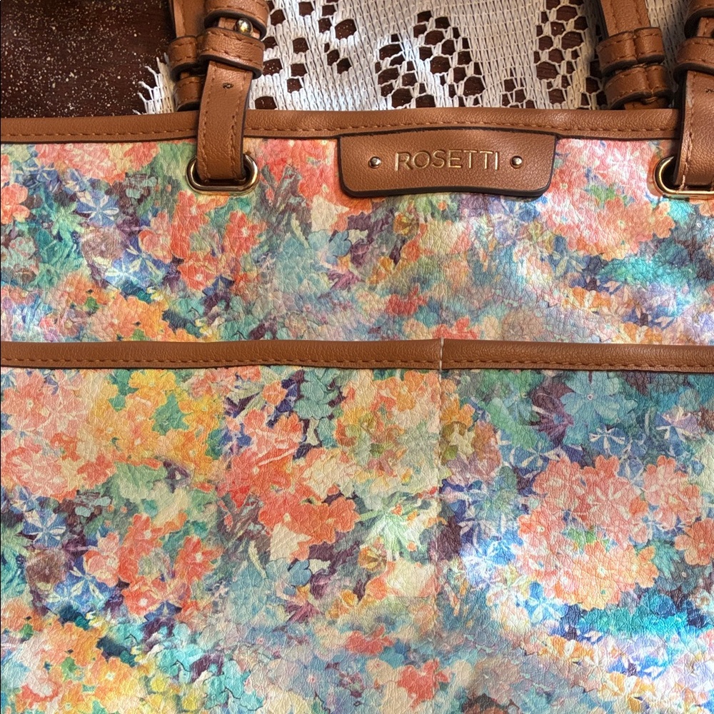 Rosetti Multicolor Floral Tote Bag NWOT